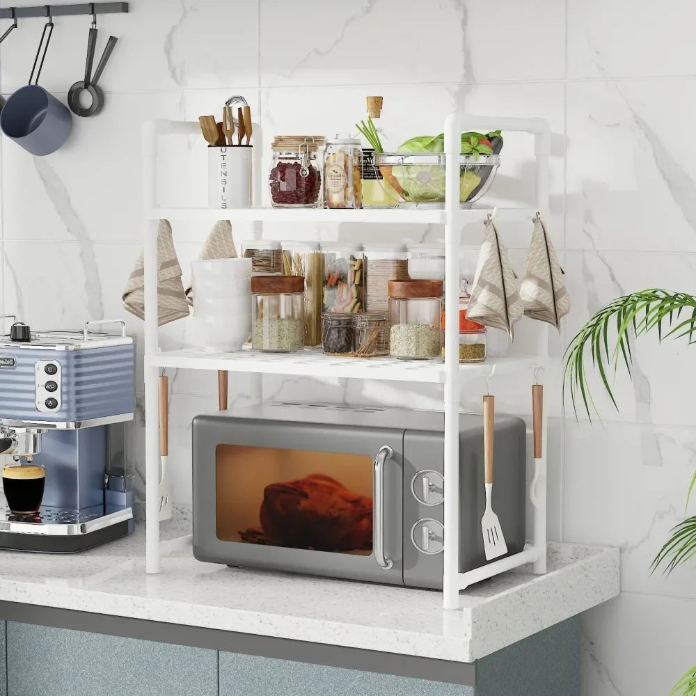 Microwave Shelf Condiment Organizer Shelf