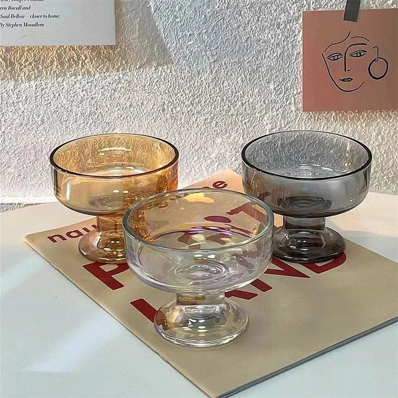 Colored Glass Nordic Bowl Set