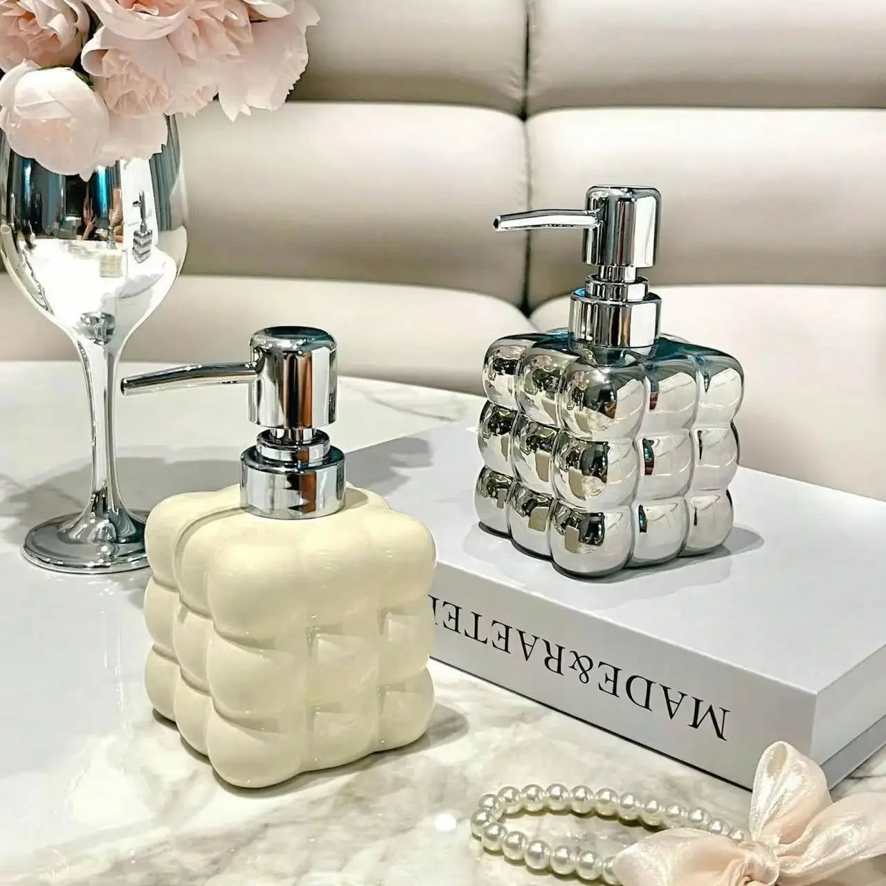 Ceramic Shampoo  Dispenser Bottle