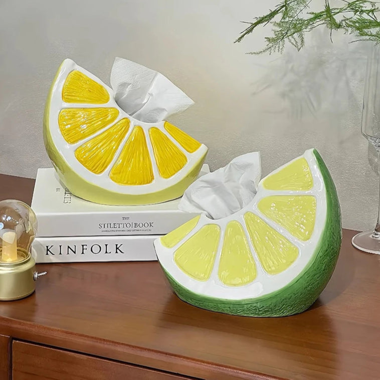 Lemon Slices Tissue Box
