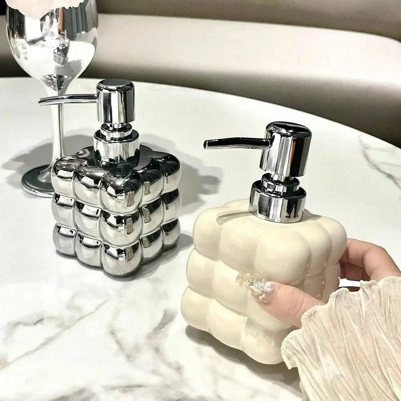 Ceramic Shampoo  Dispenser Bottle