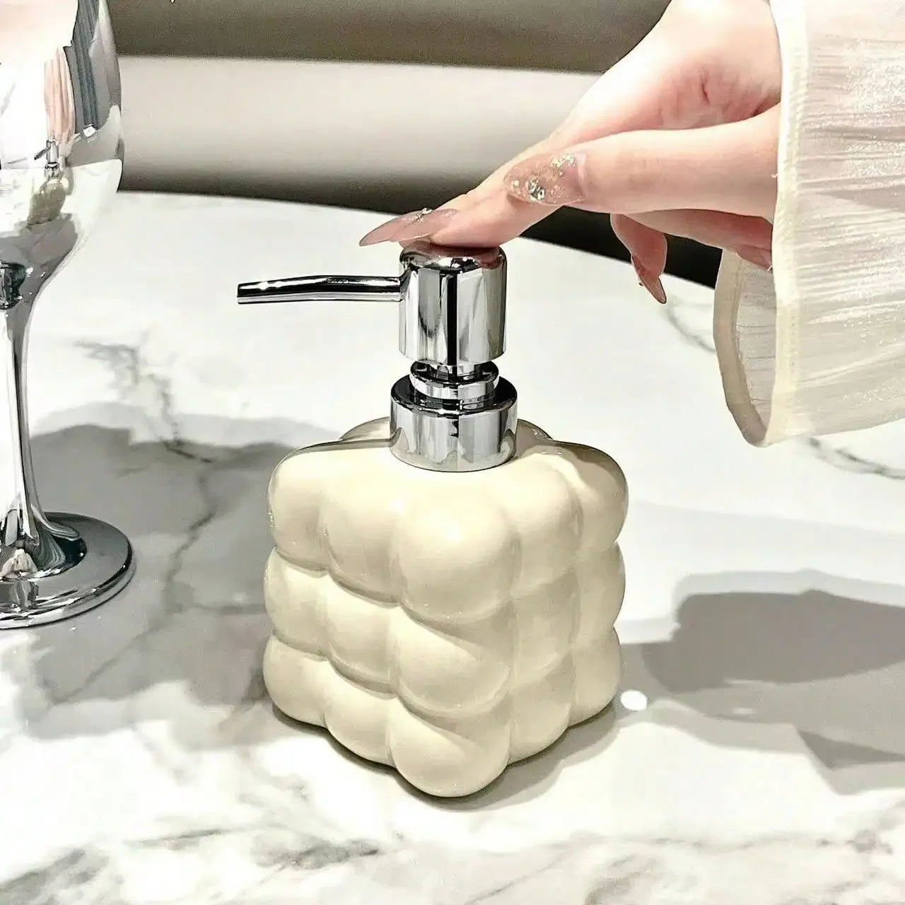 Ceramic Shampoo  Dispenser Bottle