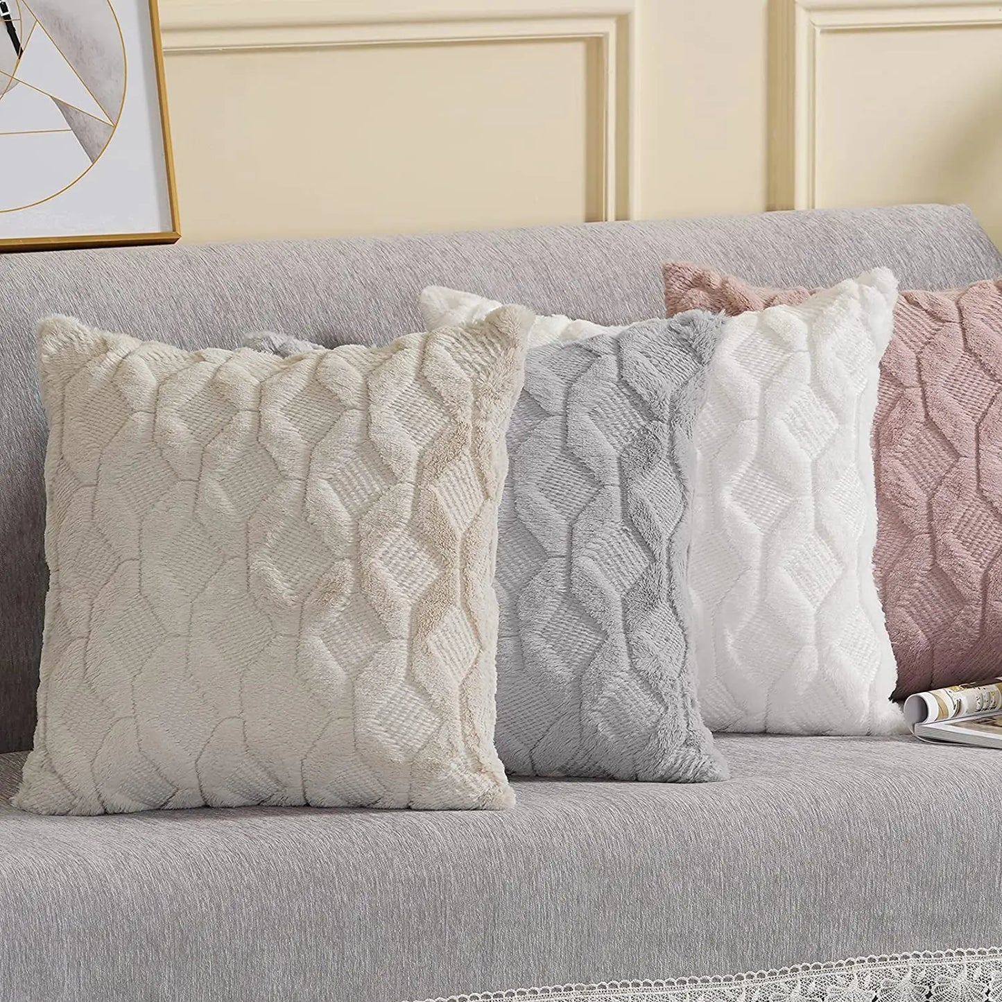 Soft Plush Pillow Cover