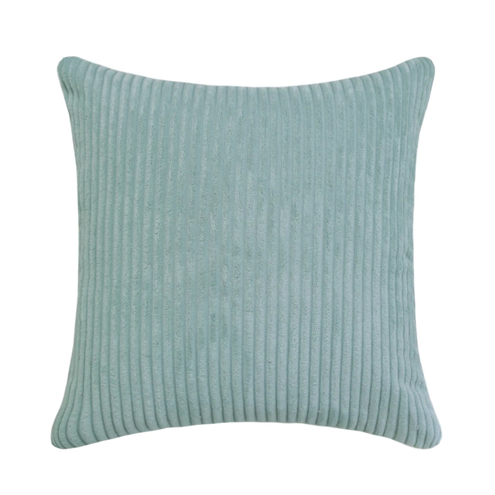 Striped Corduroy Fabric Cushion Cover