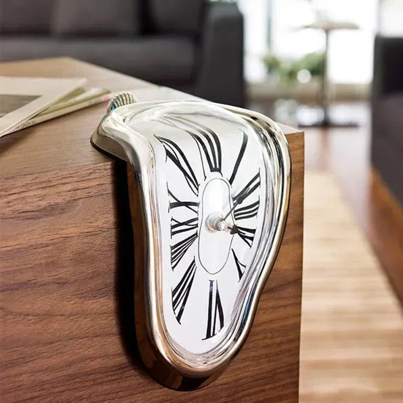 Melting Distorted Wall Clocks
