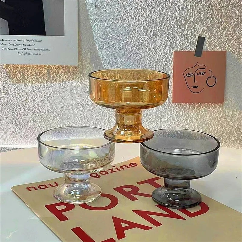 Colored Glass Nordic Bowl Set