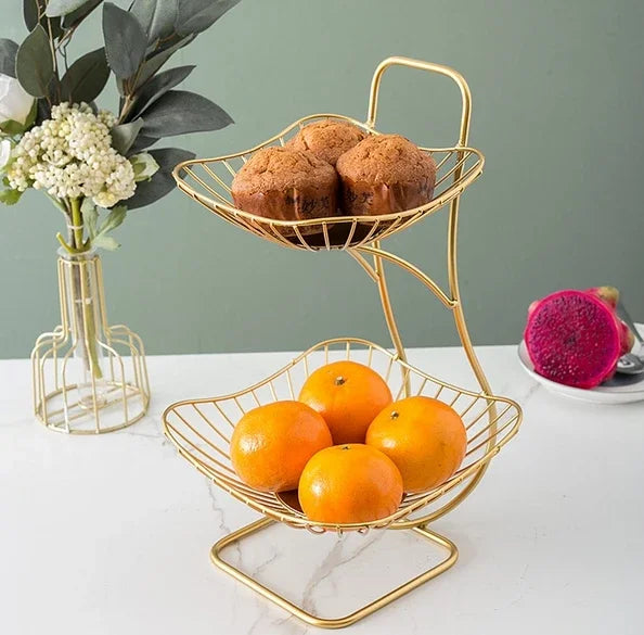 3 Tier Fruit Vegetables Basket Bowl Storage Rack